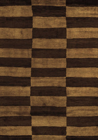 Abstract Brown Modern Rug, abs5297brn