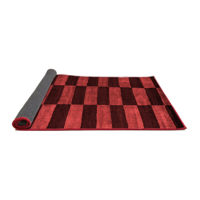 Abstract Red Modern Area Rugs