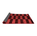 Abstract Red Modern Area Rugs