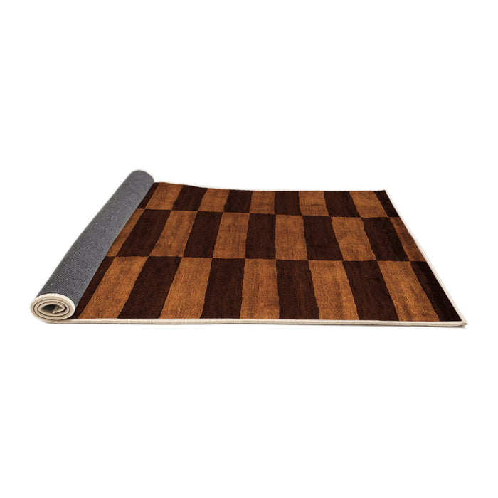 Sideview of Abstract Orange Modern Rug, abs5297org