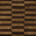 Square Abstract Saddle Brown Modern Rug, abs5297