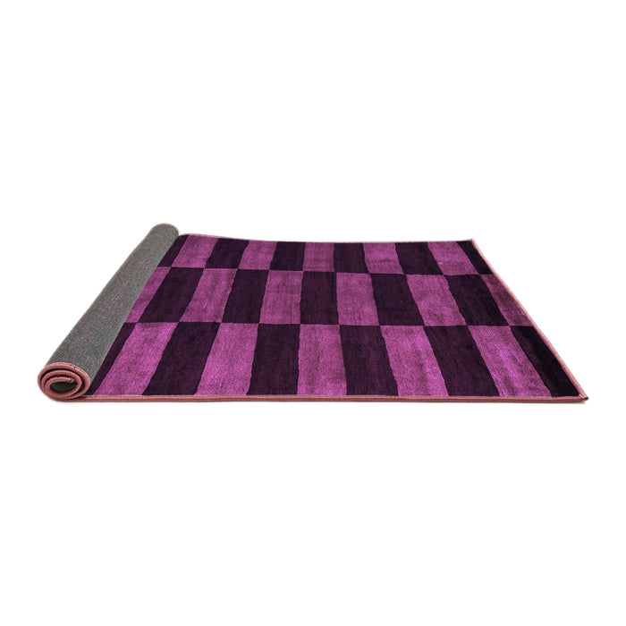 Sideview of Abstract Purple Modern Rug, abs5297pur