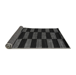 Sideview of Abstract Gray Modern Rug, abs5297gry