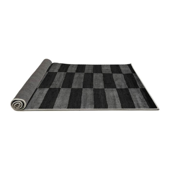 Sideview of Abstract Gray Modern Rug, abs5297gry