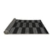 Sideview of Abstract Gray Modern Rug, abs5297gry