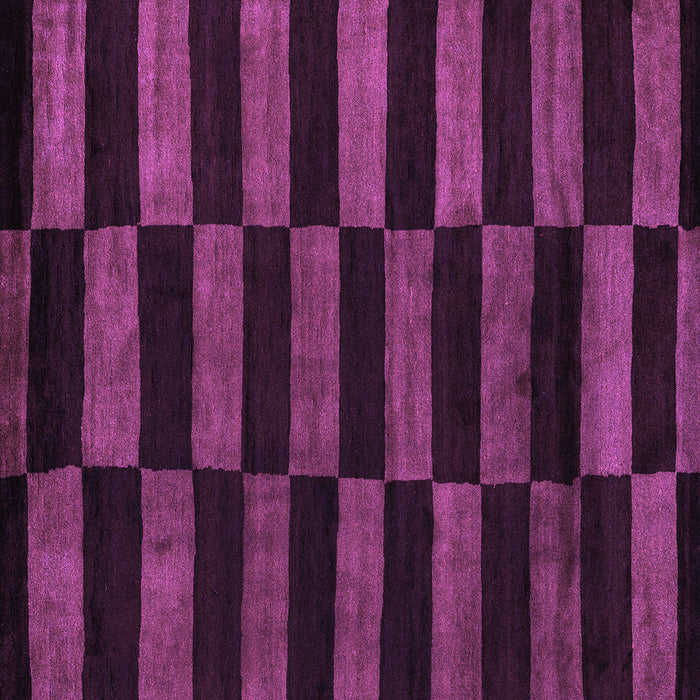 Square Machine Washable Abstract Purple Modern Area Rugs, wshabs5297pur