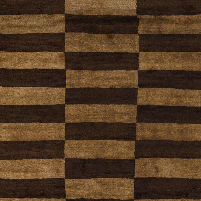 Abstract Saddle Brown Modern Rug, abs5297