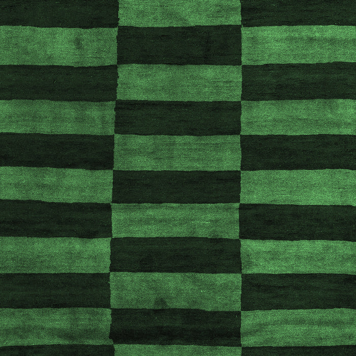 Machine Washable Abstract Emerald Green Modern Area Rugs, wshabs5297emgrn