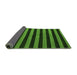 Sideview of Abstract Green Modern Rug, abs5298grn