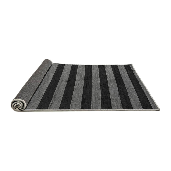 Sideview of Abstract Gray Modern Rug, abs5298gry