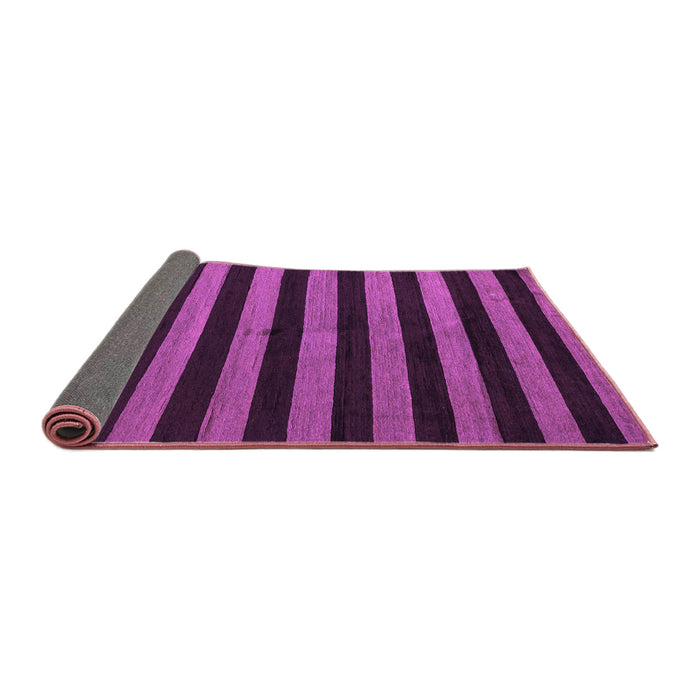 Sideview of Abstract Purple Modern Rug, abs5298pur