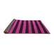 Sideview of Abstract Pink Modern Rug, abs5298pnk