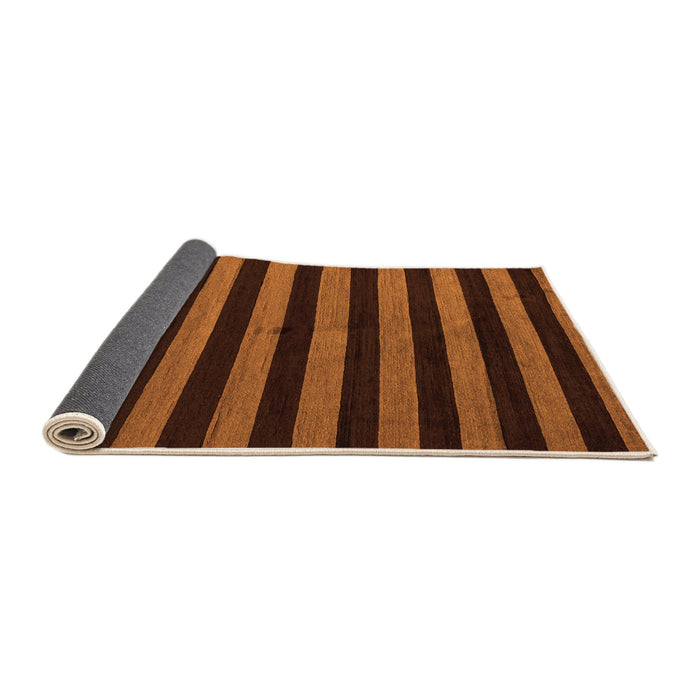 Sideview of Abstract Orange Modern Rug, abs5298org