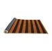 Sideview of Abstract Orange Modern Rug, abs5298org