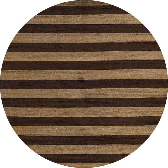 Round Abstract Red Modern Rug, abs5298