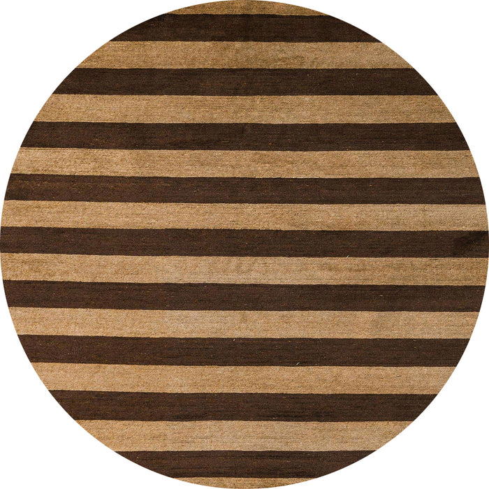 Round Abstract Red Modern Rug, abs5299
