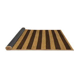 Sideview of Abstract Brown Modern Rug, abs5299brn