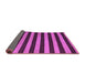 Sideview of Abstract Purple Modern Rug, abs5299pur