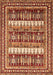 Machine Washable Abstract Orange Modern Area Rugs, wshabs529org