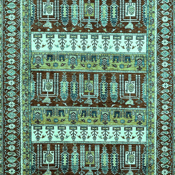 Abstract Turquoise Modern Rug, abs529turq