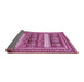 Sideview of Abstract Pink Modern Rug, abs529pnk