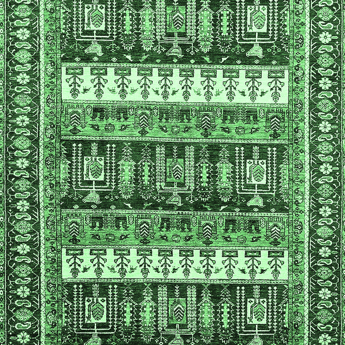 Abstract Emerald Green Modern Rug, abs529emgrn