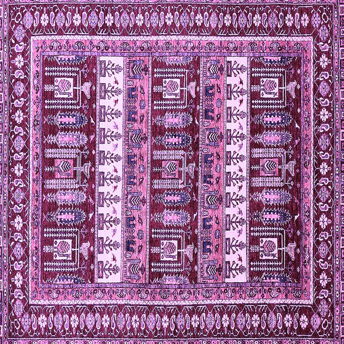 Square Abstract Purple Modern Rug, abs529pur