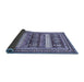 Sideview of Abstract Blue Modern Rug, abs529blu