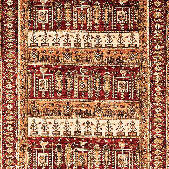 Abstract Orange Modern Rug, abs529org