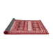 Abstract Red Modern Area Rugs