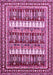 Machine Washable Abstract Pink Modern Rug, wshabs529pnk