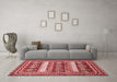 Modern Red Washable Rugs