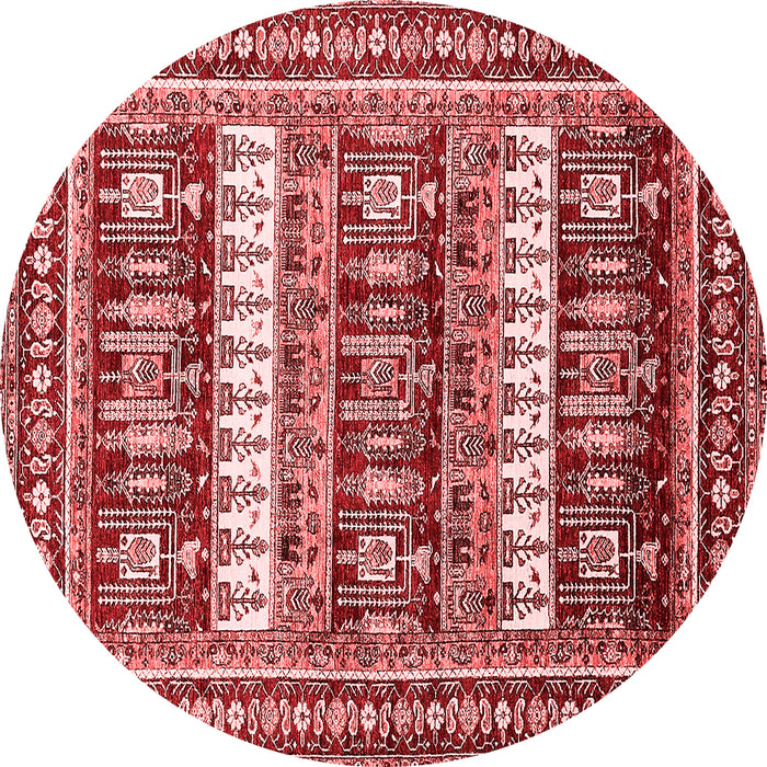 Abstract Red Modern Rug, abs529red