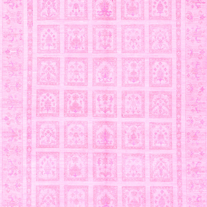 Machine Washable Abstract Pink Modern Rug, wshabs52pnk