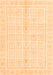 Machine Washable Abstract Orange Modern Area Rugs, wshabs52org