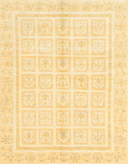 Machine Washable Abstract Sun Yellow Rug, wshabs52