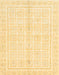 Machine Washable Abstract Sun Yellow Rug, wshabs52