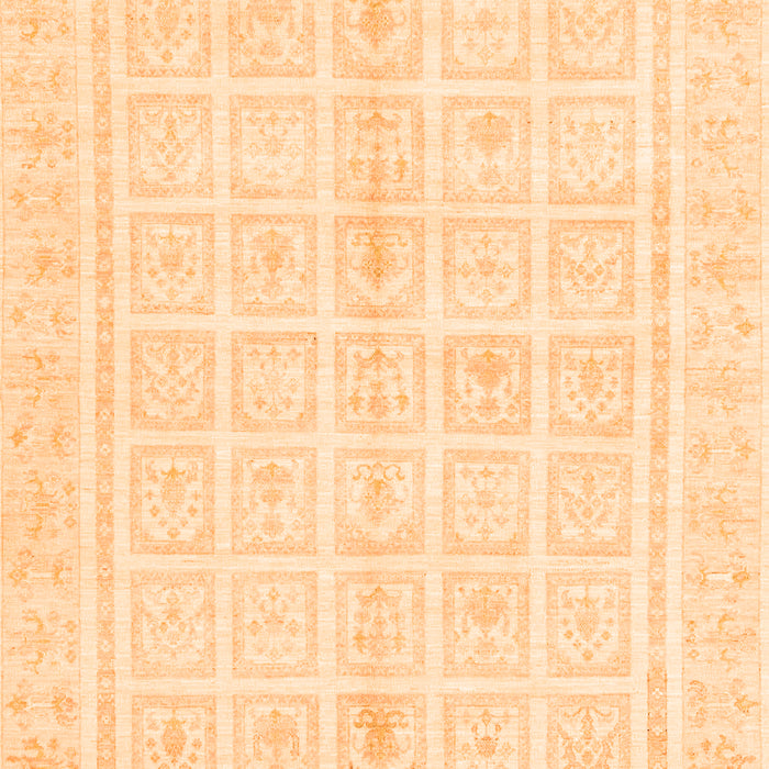Abstract Orange Modern Rug, abs52org