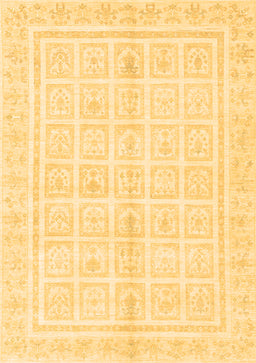 Abstract Brown Modern Rug, abs52brn