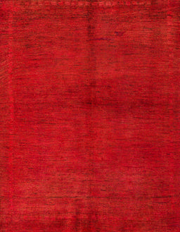 Abstract Red Modern Rug, abs5300