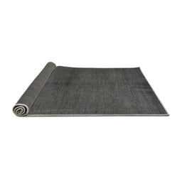 Sideview of Abstract Gray Modern Rug, abs5300gry