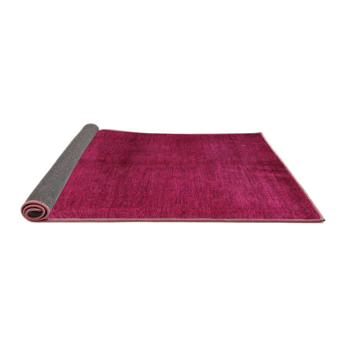 Sideview of Abstract Purple Modern Rug, abs5300pur