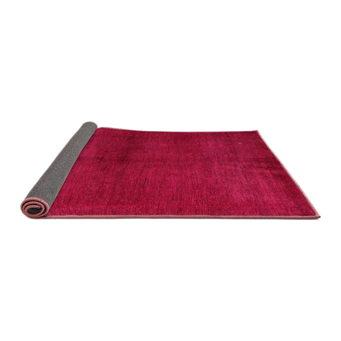 Sideview of Abstract Pink Modern Rug, abs5300pnk