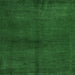 Square Machine Washable Abstract Emerald Green Modern Area Rugs, wshabs5300emgrn