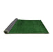 Sideview of Abstract Emerald Green Modern Rug, abs5300emgrn