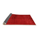 Sideview of Abstract Orange Modern Rug, abs5300org