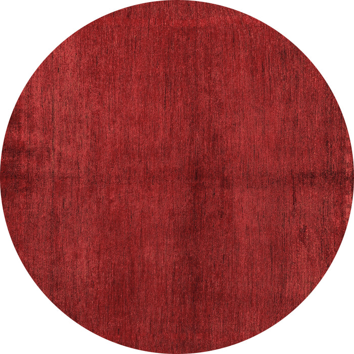 Round Abstract Brown Modern Rug, abs5300brn