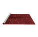 Modern Red Washable Rugs