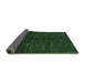 Sideview of Abstract Emerald Green Modern Rug, abs5301emgrn