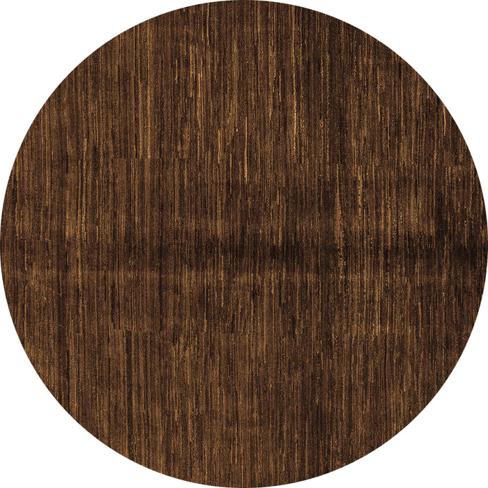 Round Machine Washable Abstract Brown Modern Rug, wshabs5301brn